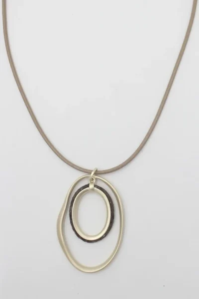 NECKLACE - GN800 Ginger Snap Pendant