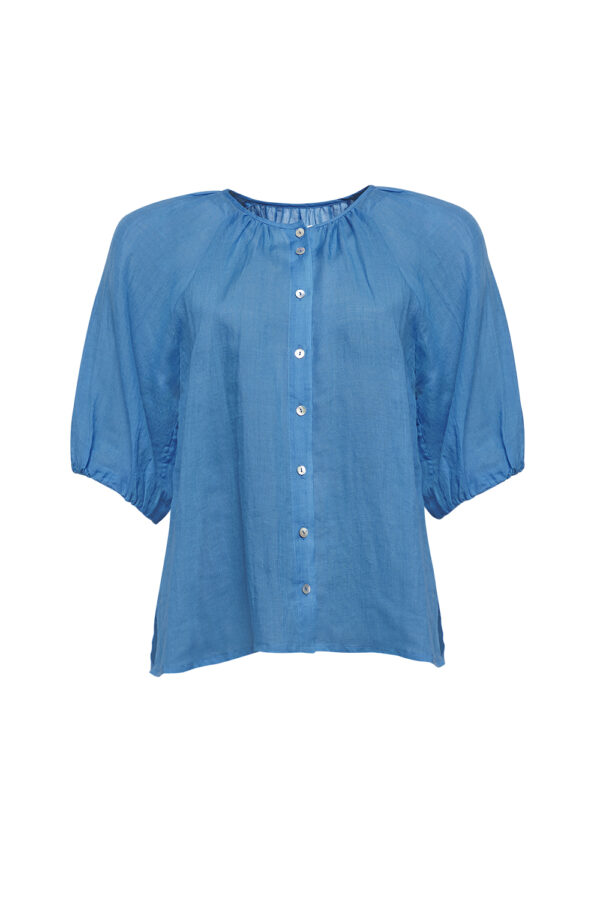 Madly Sweetly - Colourwheel Shirt MS1411PL - Azure - Image 2