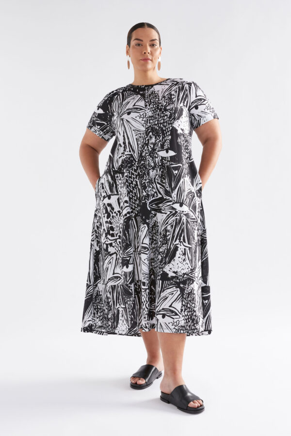 ELK - Haki Dress - Tropea Print