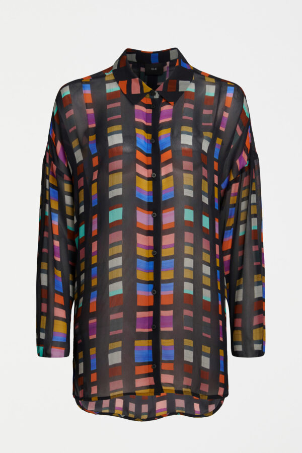 ELK-EIR Sheer Shirt A1321M Tessela Print - Image 6