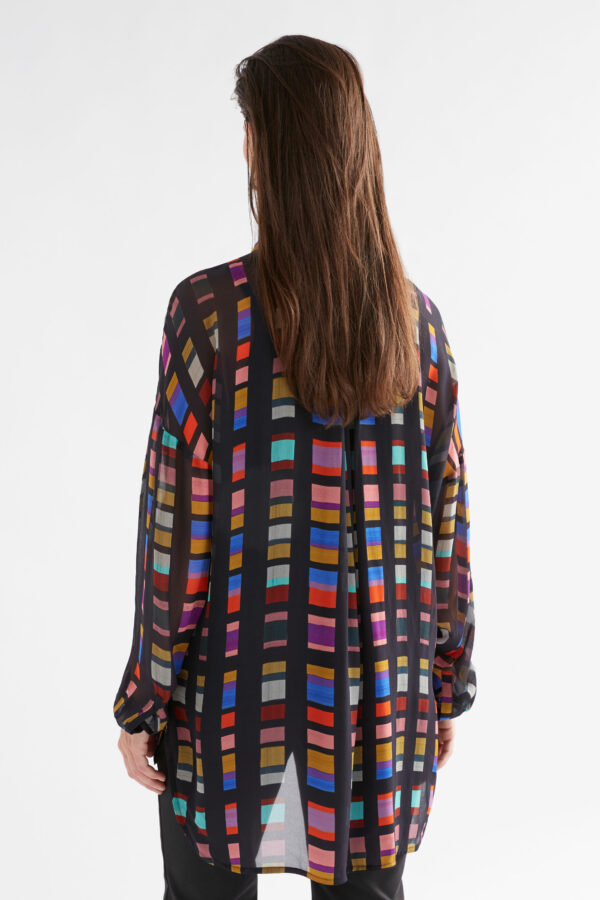 ELK-EIR Sheer Shirt A1321M Tessela Print - Image 5