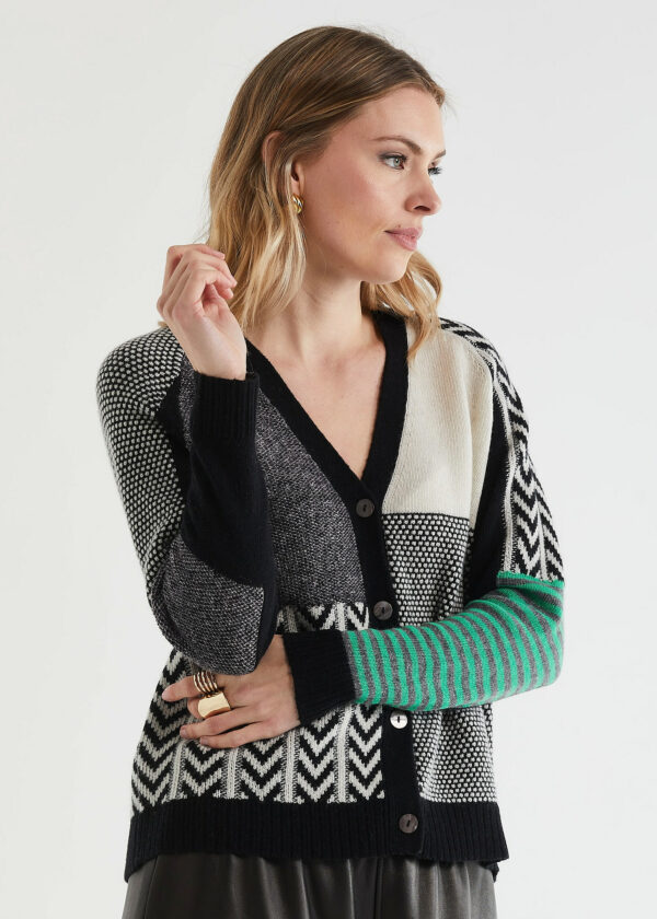 LD & Co - Textured Cardi LC7185 - Black - Image 5