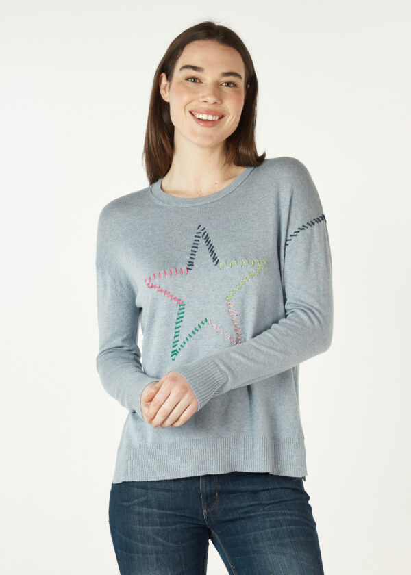 ZAKET & Plover - Super Star Jumper ZP7138 - Chambray