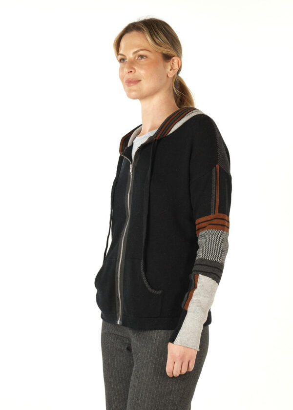 ZAKET & Plover - Multi Media Hoodie ZP7143 - Black - Image 4