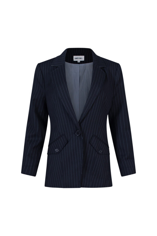 LOOBIES Story - Halstead Blazer LS2960 - Indigo - Image 2