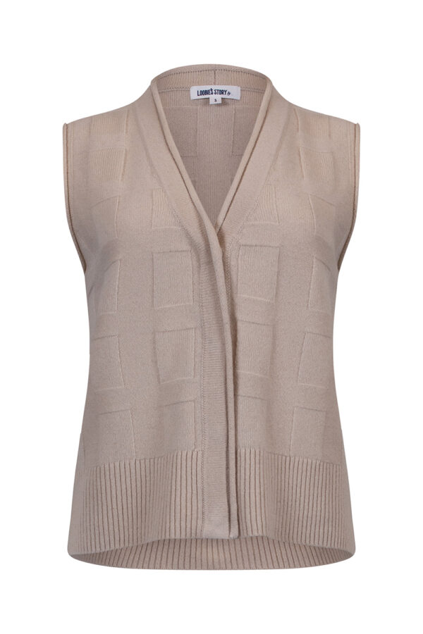 LOOBIES STORY- LSK2520 Pippa Vest- Bone - Image 2