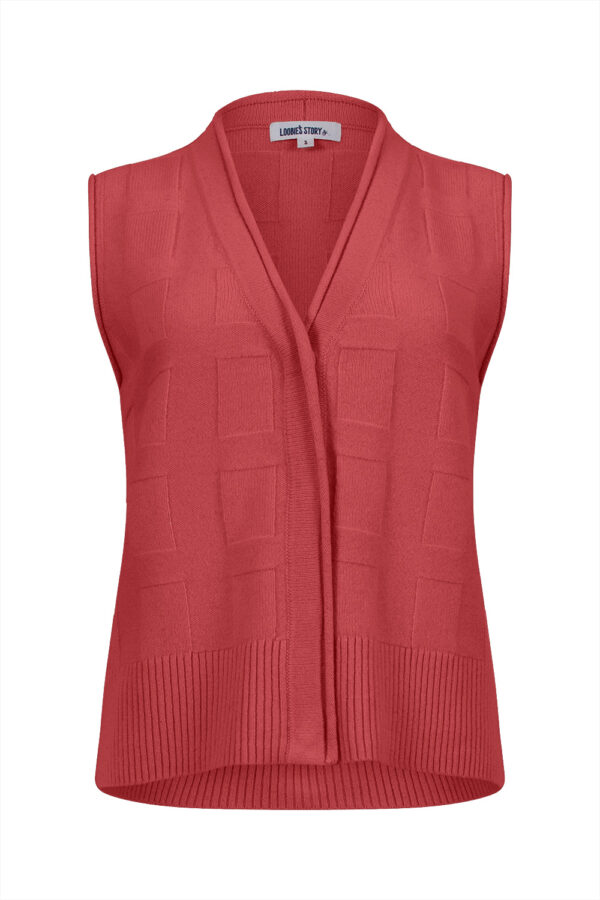 LOOBIES STORY- LSK2520 Pippa Vest (Persimmon) - Image 3