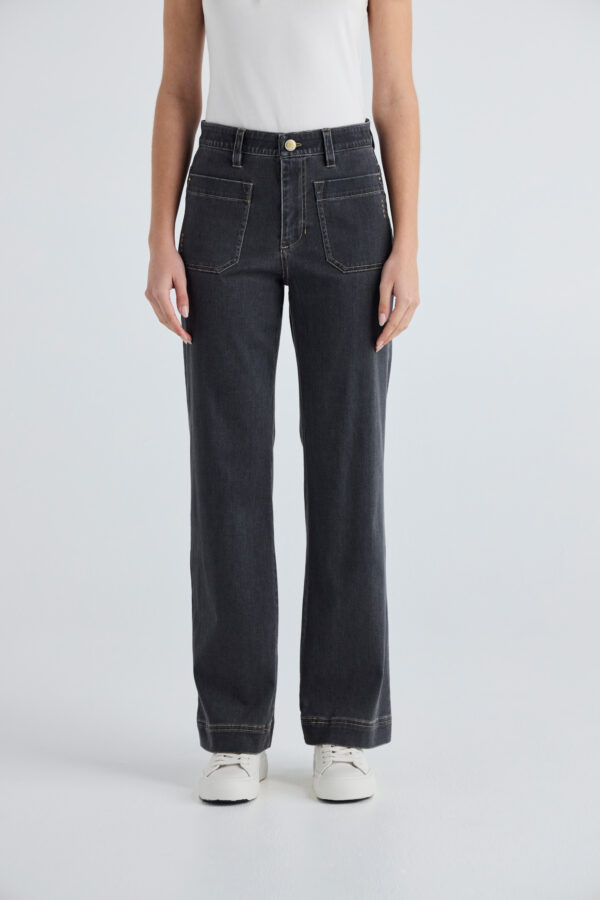 Lania - Chrome Jean 3764 - Charcoal