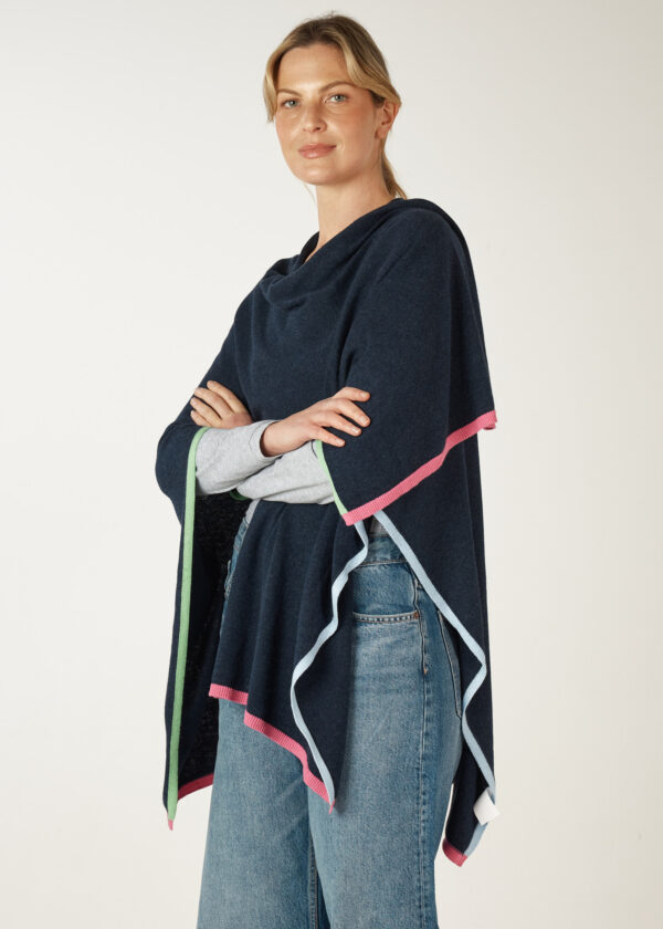 ZAKET & Plover - Poncho ZP7153 - Denim - Image 3