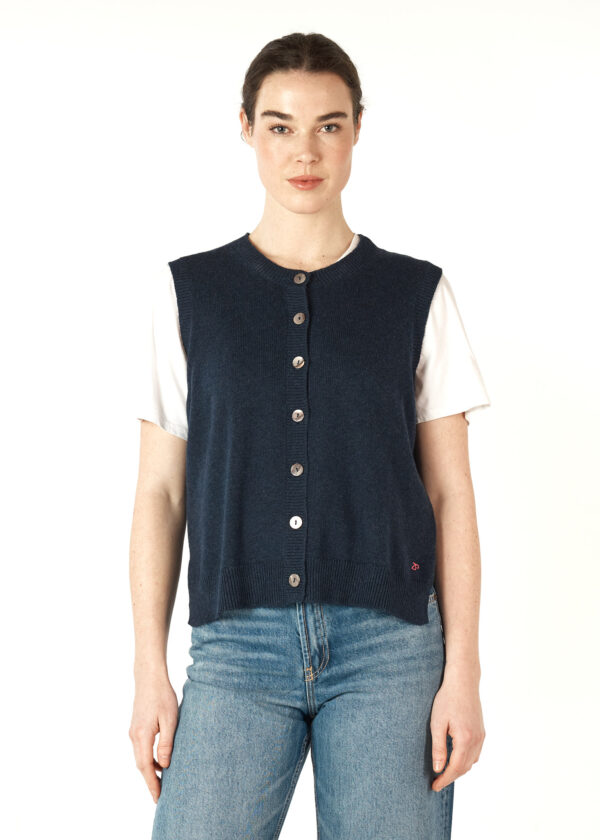 ZAKET & Plover - Essential Button Vest ZP7152 - Denim - Image 2