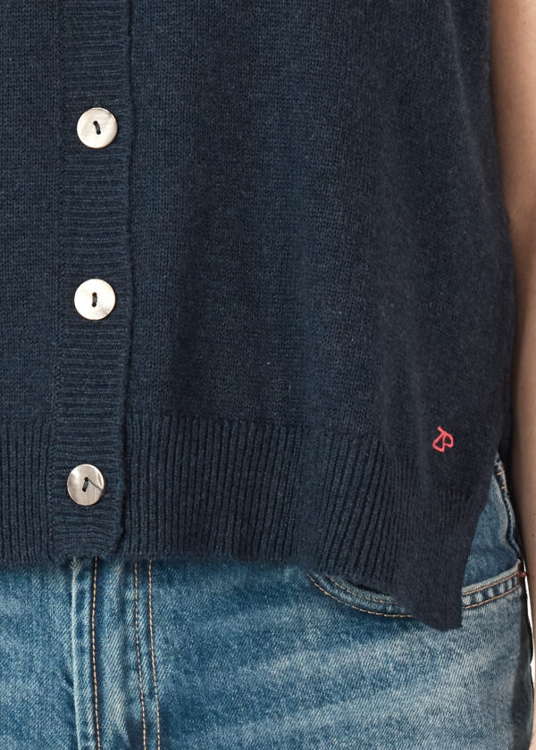 ZAKET & Plover - Essential Button Vest ZP7152 - Denim - Image 3