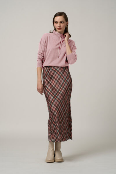 Madly Sweetly - Everywhere Drawstring Sweater MSK2521 - Dusky Pink