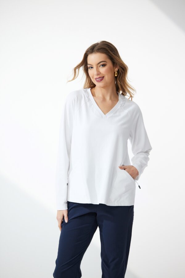 Newport - Plaza Long Sleeve Tee NP28991 - White