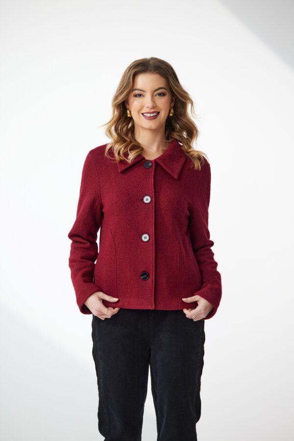 Newport - Whitney Wool Blend Jacket NP29616 - Berry