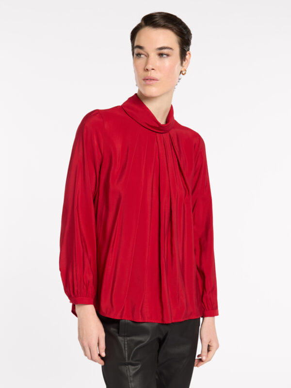 Marco Polo - Eternal Pleat Top YTMP4698 - Crimson