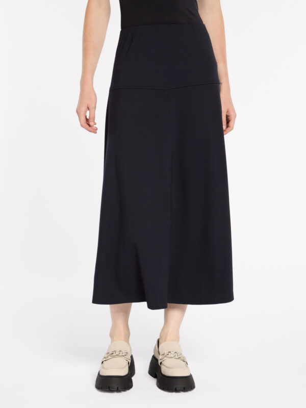 Marco Polo - Fit and Flare Ponte Skirt YTMP5043 - Navy - Image 2