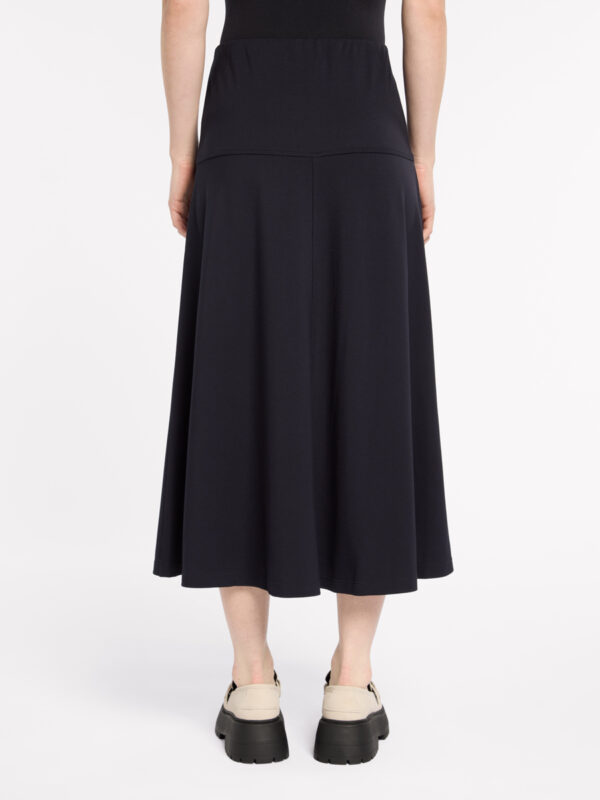 Marco Polo - Fit and Flare Ponte Skirt YTMP5043 - Navy - Image 3