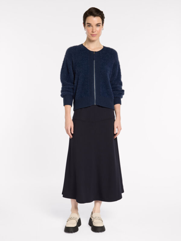 Marco Polo - Fit and Flare Ponte Skirt YTMP5043 - Navy