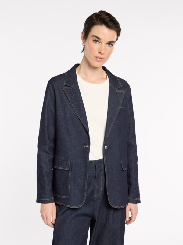 Marco Polo - Urban Denim Blazer YTMP6106 - Dark Denim