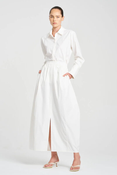 Mela Purdie - Smooth Shirt F65 8560 - White