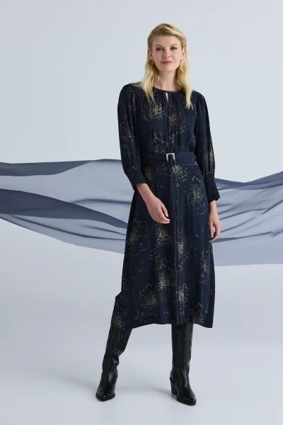 Lania - Crown Dress 3717 - Crown Print