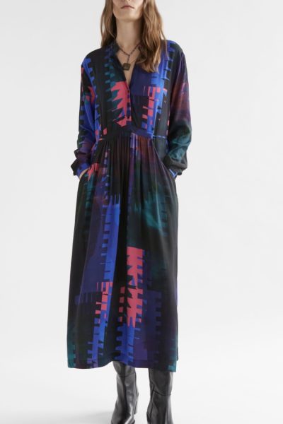 ELK - Terrase Dress A1185 - Loom Print