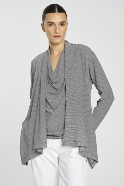 MELA PURDIE- Club Jacket Blk/white F537 4219