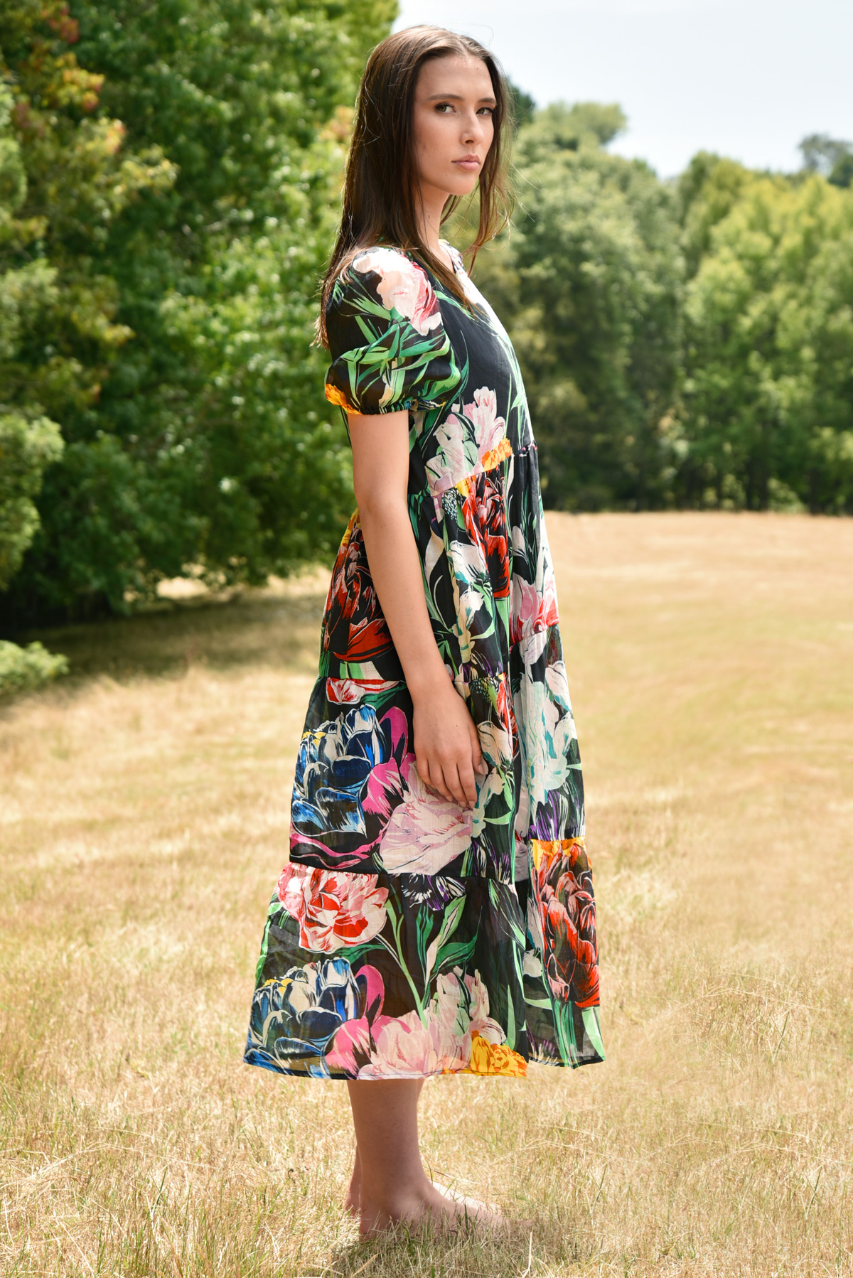 Curate by Trelise Cooper - Dreaming Of Spring Dress - Black Floral - Image 2