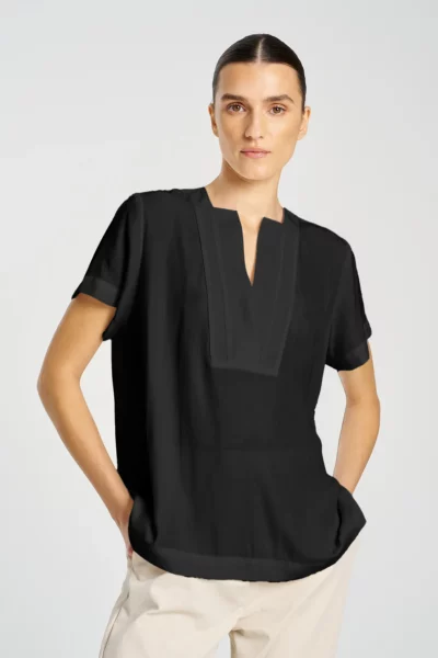 Mela Purdie - Double Vent Top - Navy