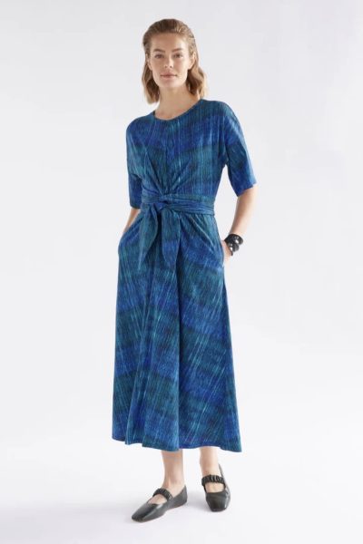 ELK-Khite T shirt Dress -Mikko Print