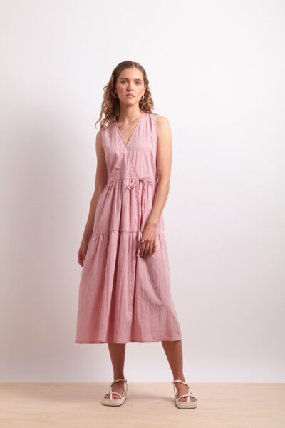 Neris - Tie The Knot Dress SN2781 - Quartz