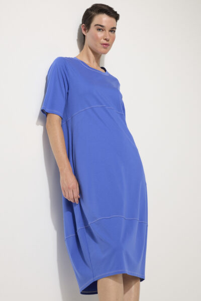 MARCO POLO -Lantern Dress -Blue Mist