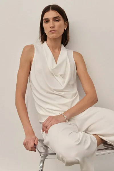 Mela Purdie - Drape Shell - Cream