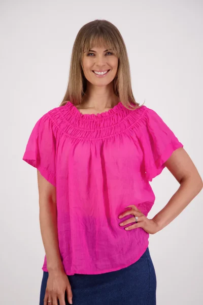 BRIARWOOD-Sally Top -Fuschia