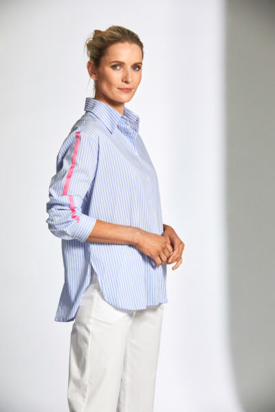 Peruzzi - Stripe Shirt S25120 - Blue/ white