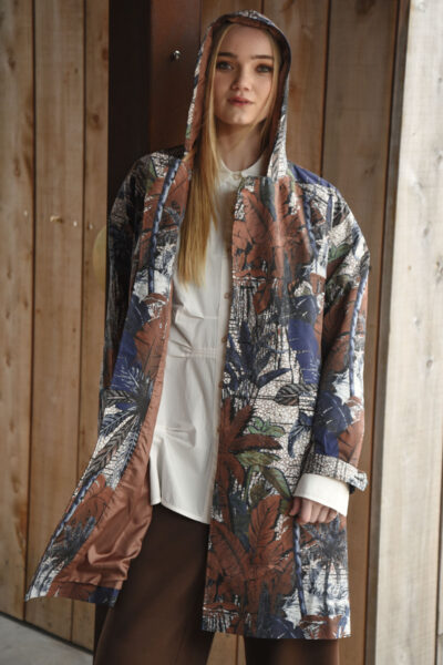 Curate – Glow With The Flow Raincoat  – Palm