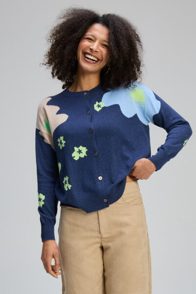 ZAKET and Plover – Petal Play Cardi ZP8121 – Denim