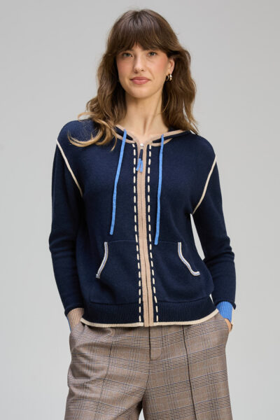 ZAKET and Plover – Threaded Hoodie ZP8128 – Dark Denim