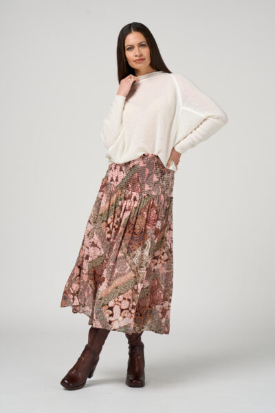 Loobie’s Story – Byzantium Skirt LS3201B – Blush Multi