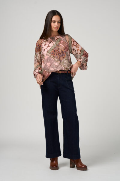 Loobie’s story - Byzantium Top LS3211B - Blush Multi