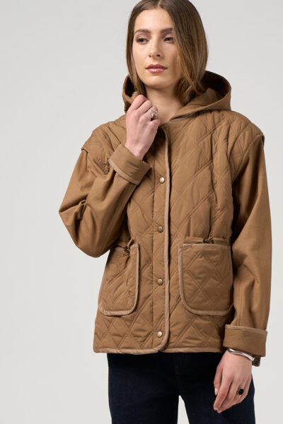 Madly Sweetly – Tetris Jacket MS1811 – Mocha