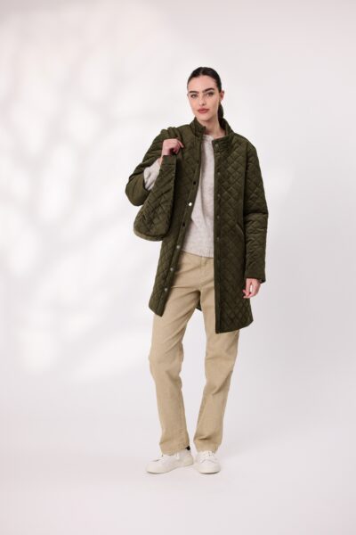 Design Nation - Entrance Coat DN30845 - Khaki