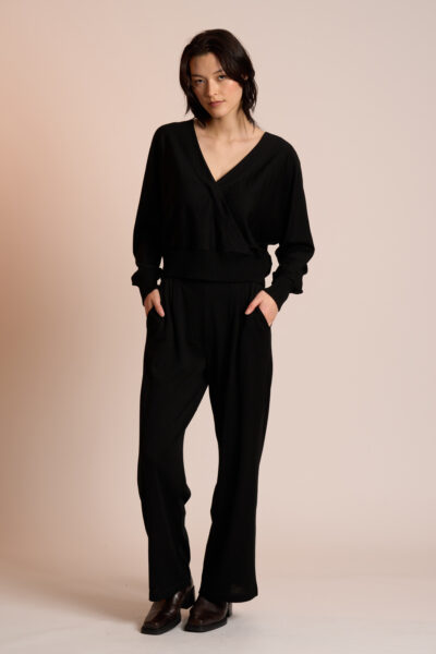 Neris -Merino Lounge Pant SN2879 - Black