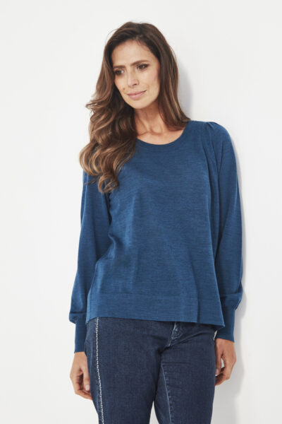 Verge – Bronte Sweater – Kingfisher