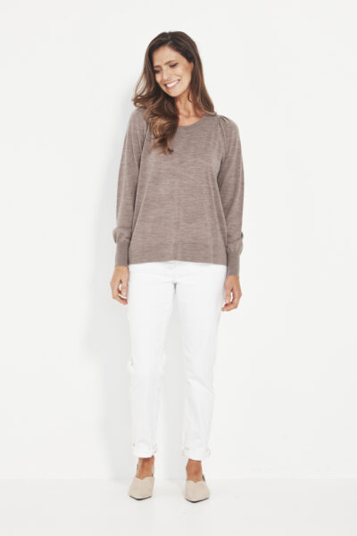 Verge – Bronte Sweater – Truffle