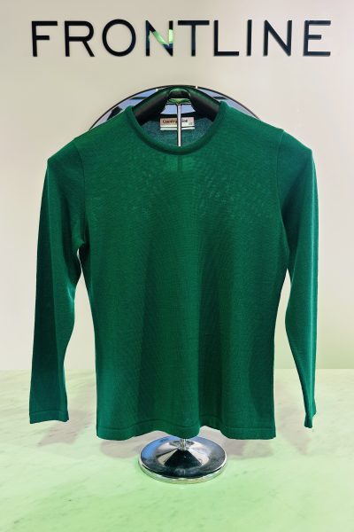 Country Laine – CL0124P Plain Crew Neck – Kelly Green