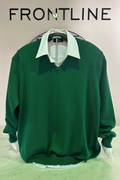 Country Laine – CL0113 Harlequin Jumper – Kelly Green