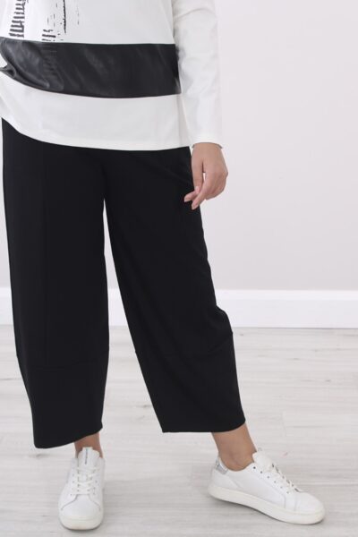 PERUZZI- Slouch Trouser -Black 25136