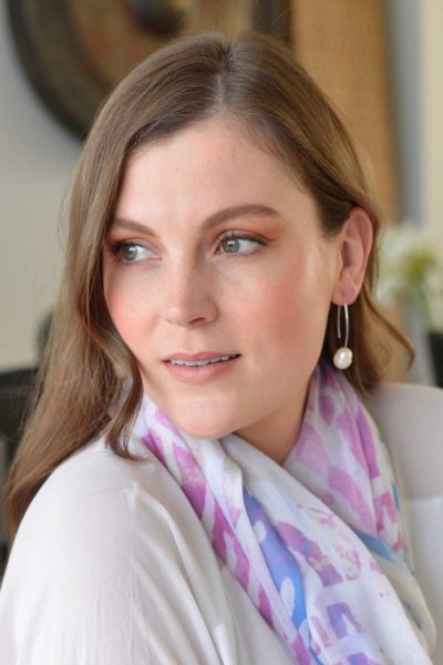 Archer House – 21-162 Genuine Pearl Hook Earrings -  Silver / Cream Pearl