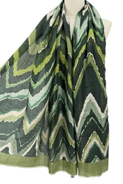 Frontline Scarf-Abstract Chevron -26409-4